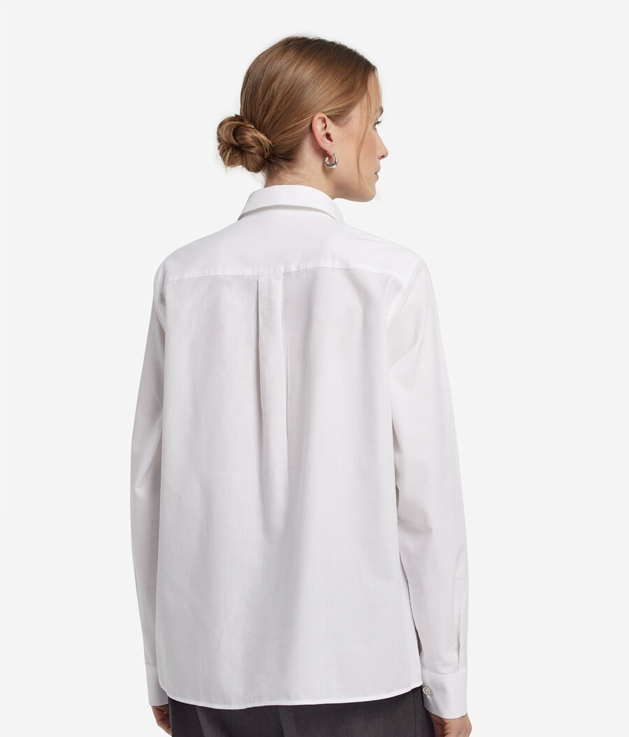 camicia in cotone cashmere