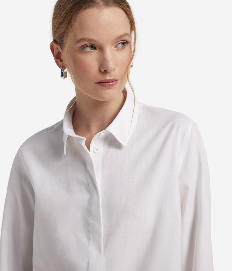 camicia in cotone cashmere
