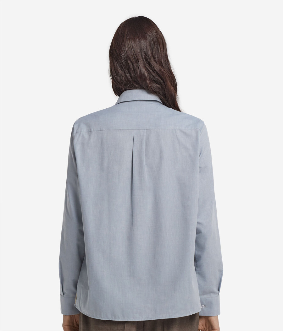 camicia in cotone cashmere
