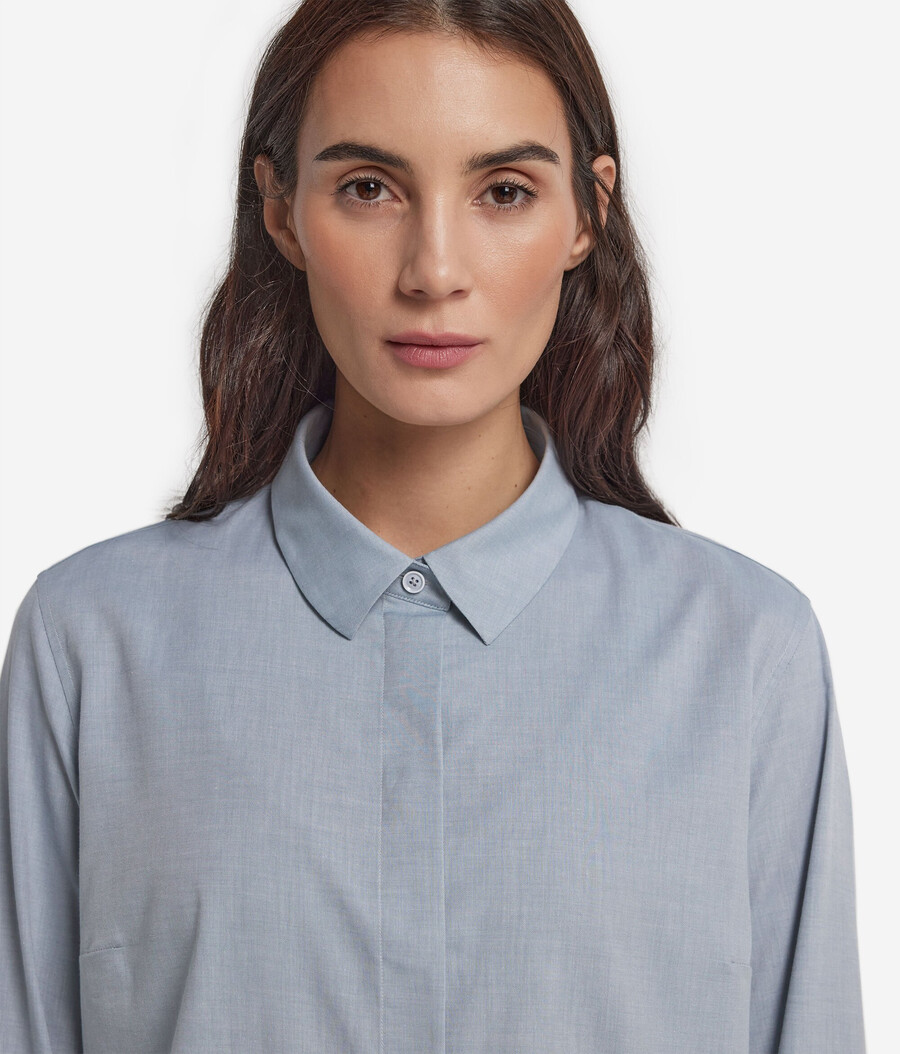 camicia in cotone cashmere