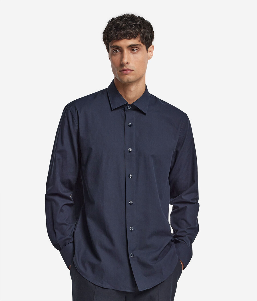 camicia in cotone cashmere