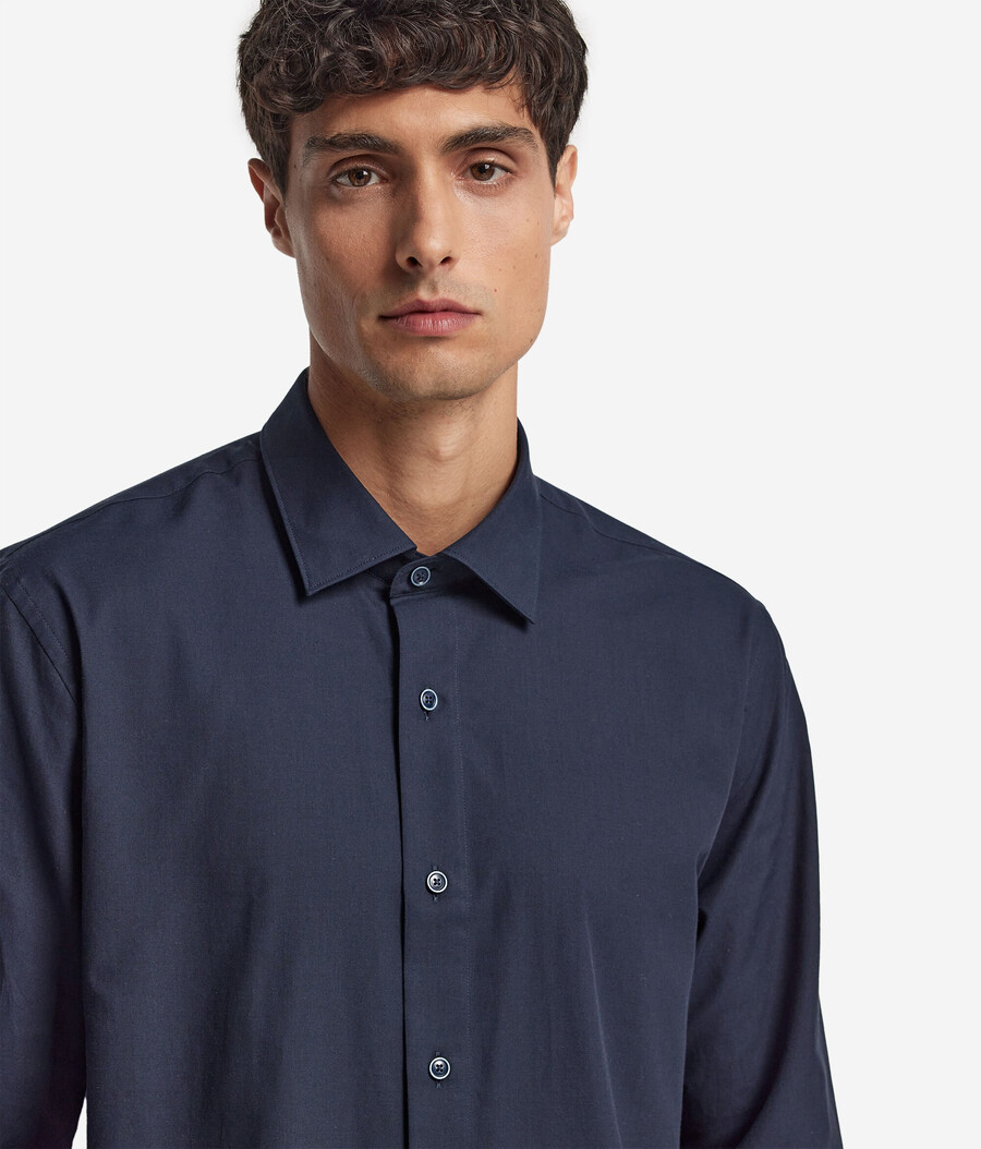 camicia in cotone cashmere