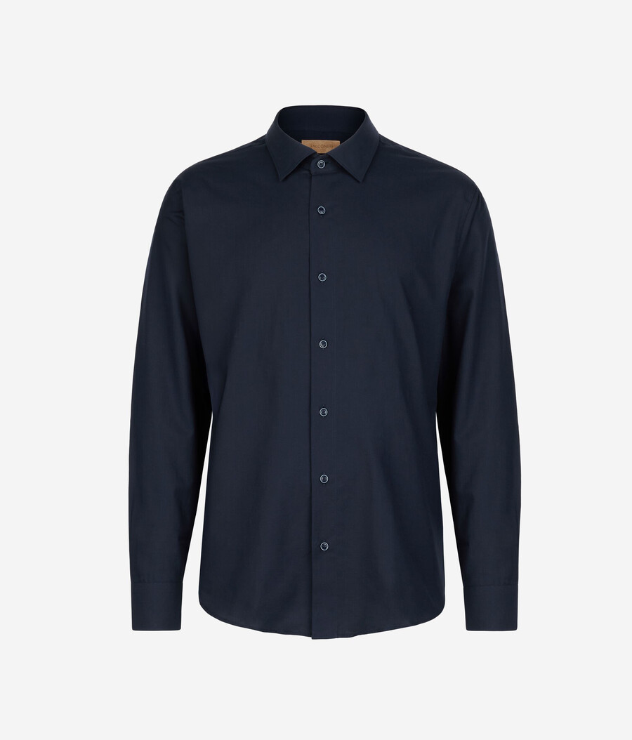 camicia in cotone cashmere