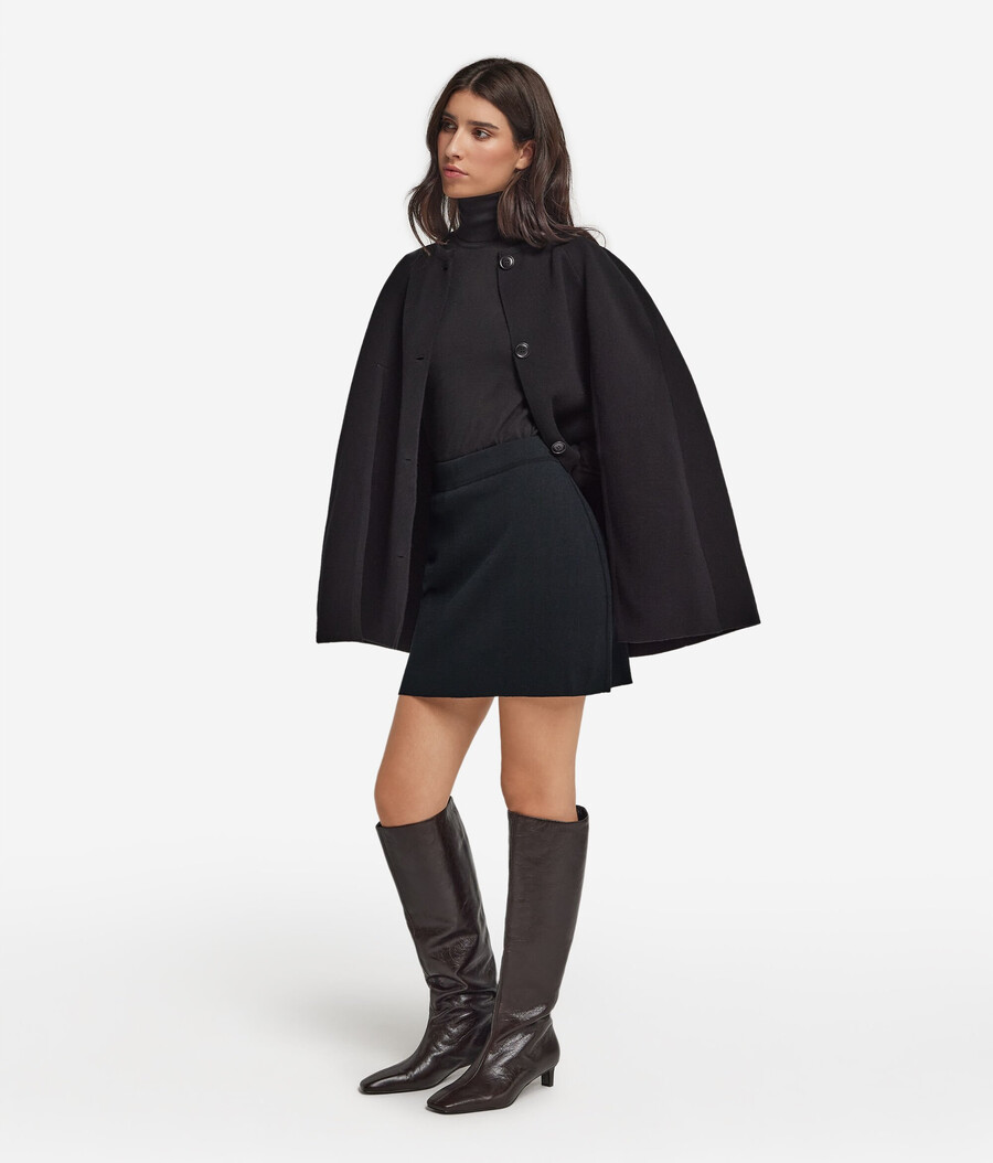 gonna reversibile in cashmere ultrafine