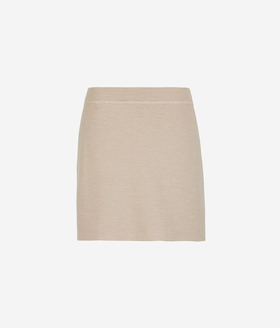 gonna reversibile in cashmere ultrafine