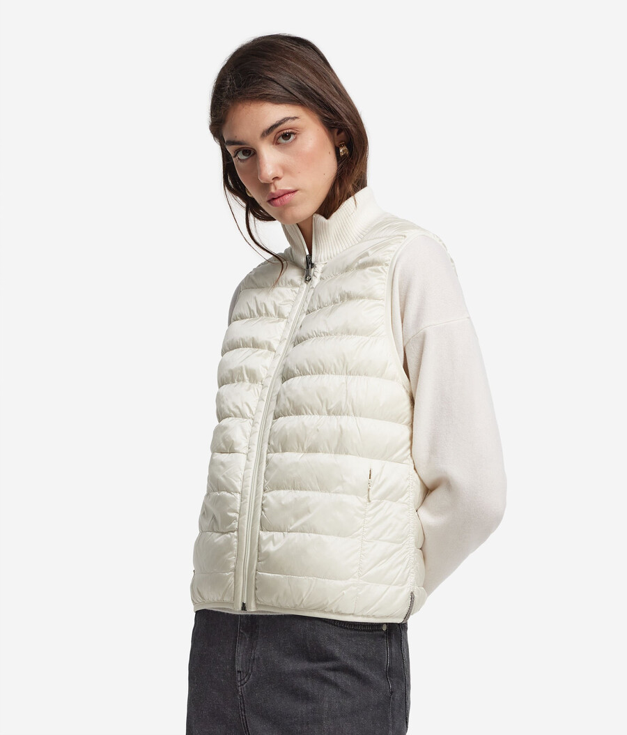 gilet reversibile in cashmere