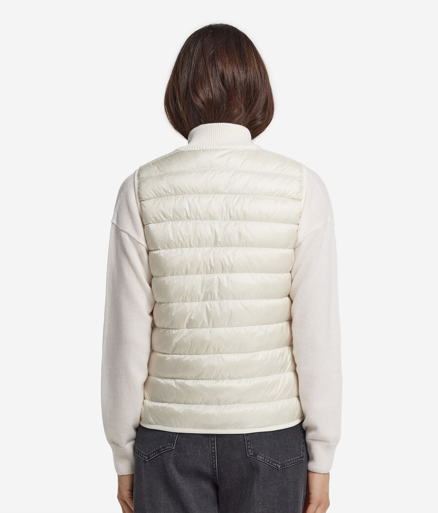 gilet reversibile in cashmere