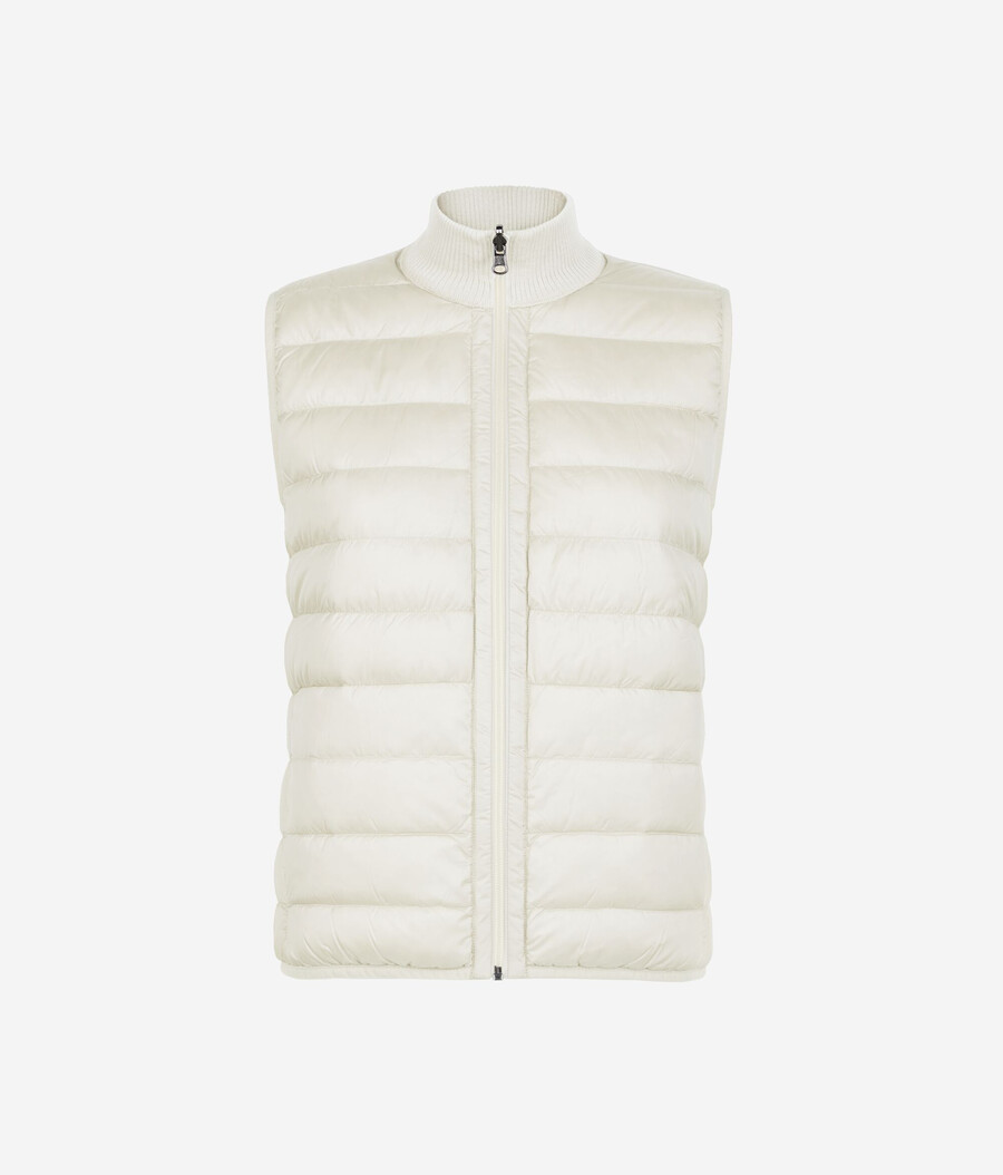 gilet reversibile in cashmere