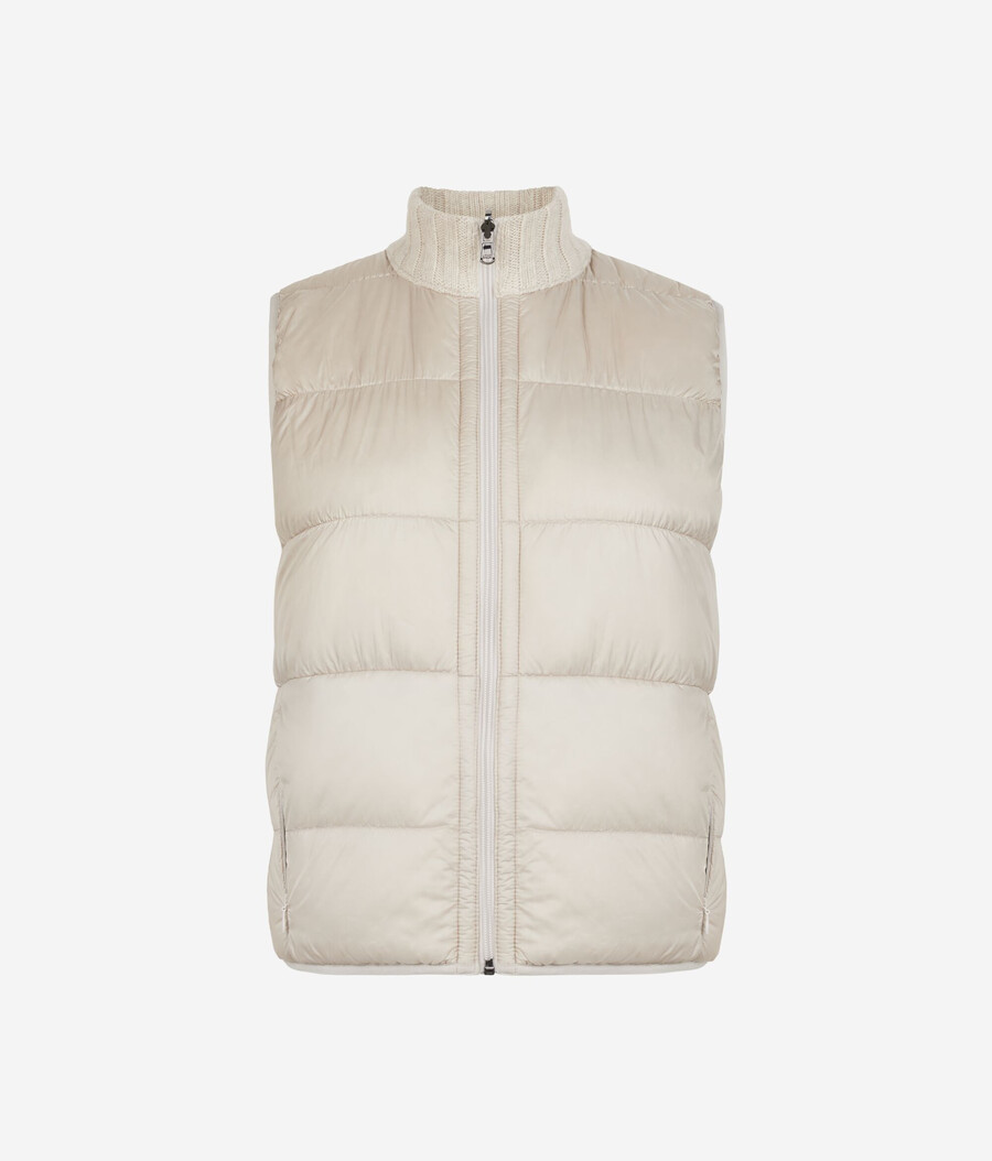 gilet reversibile in piuma