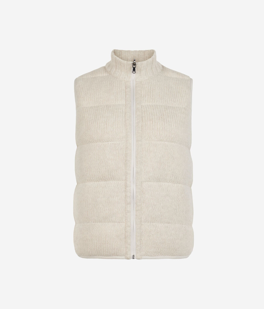 gilet reversibile in piuma
