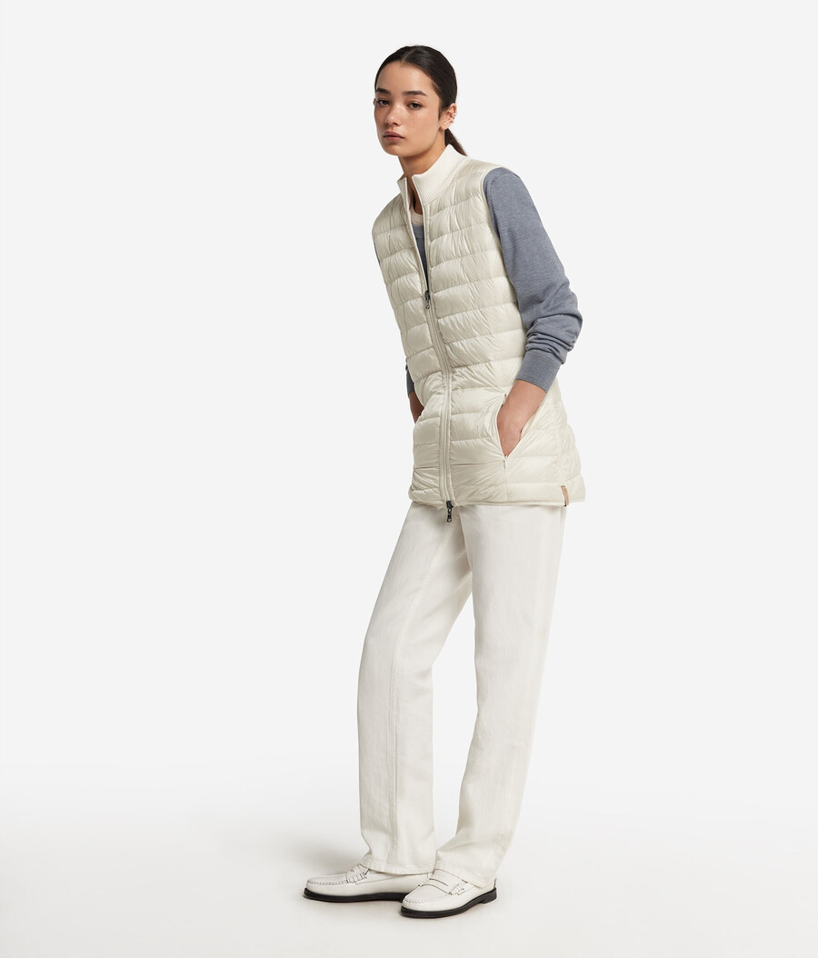 gilet reversibile in piuma