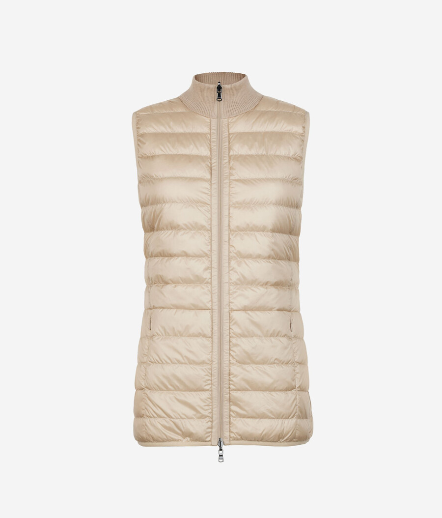 gilet reversibile in piuma