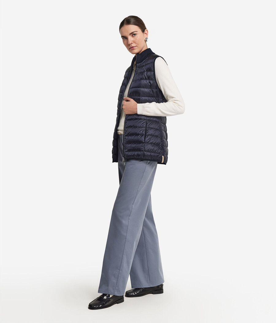 gilet reversibile in piuma