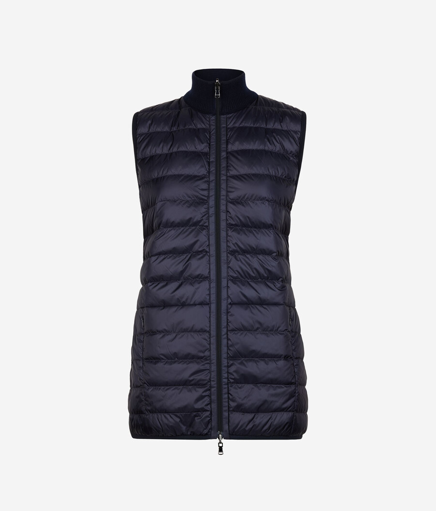 gilet reversibile in piuma