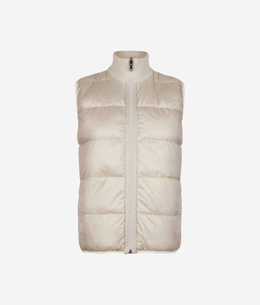 gilet in cashmere intrecciato