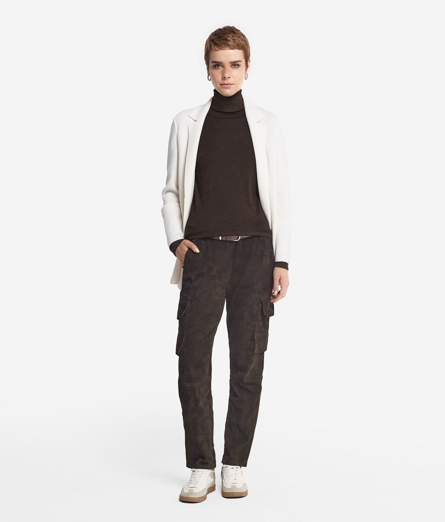 maglione a collo alto in cashmere ultrafine