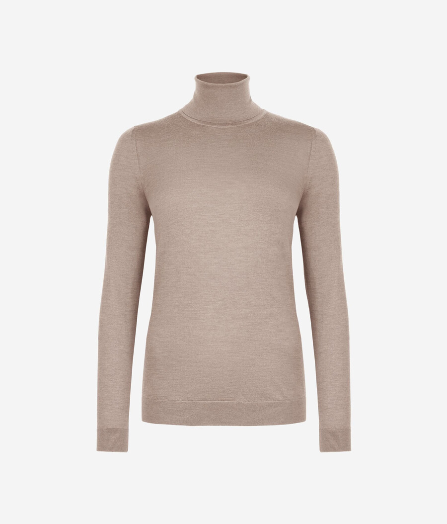 maglione a collo alto in cashmere ultrafine
