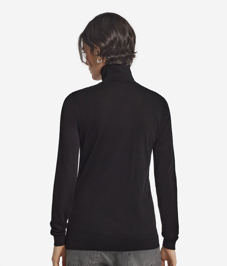 maglione a collo alto in cashmere ultrafine