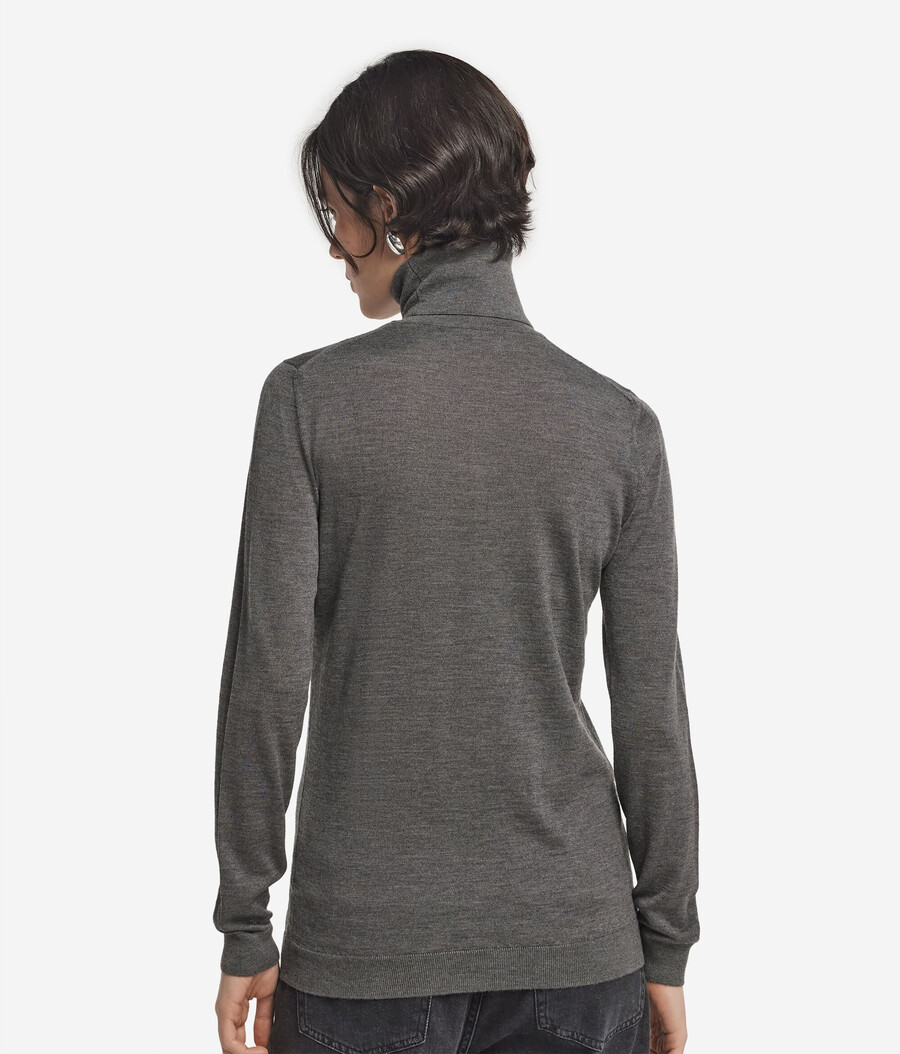 maglione a collo alto in cashmere ultrafine