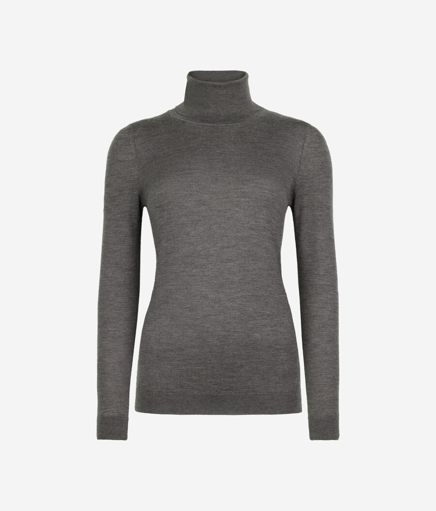 maglione a collo alto in cashmere ultrafine