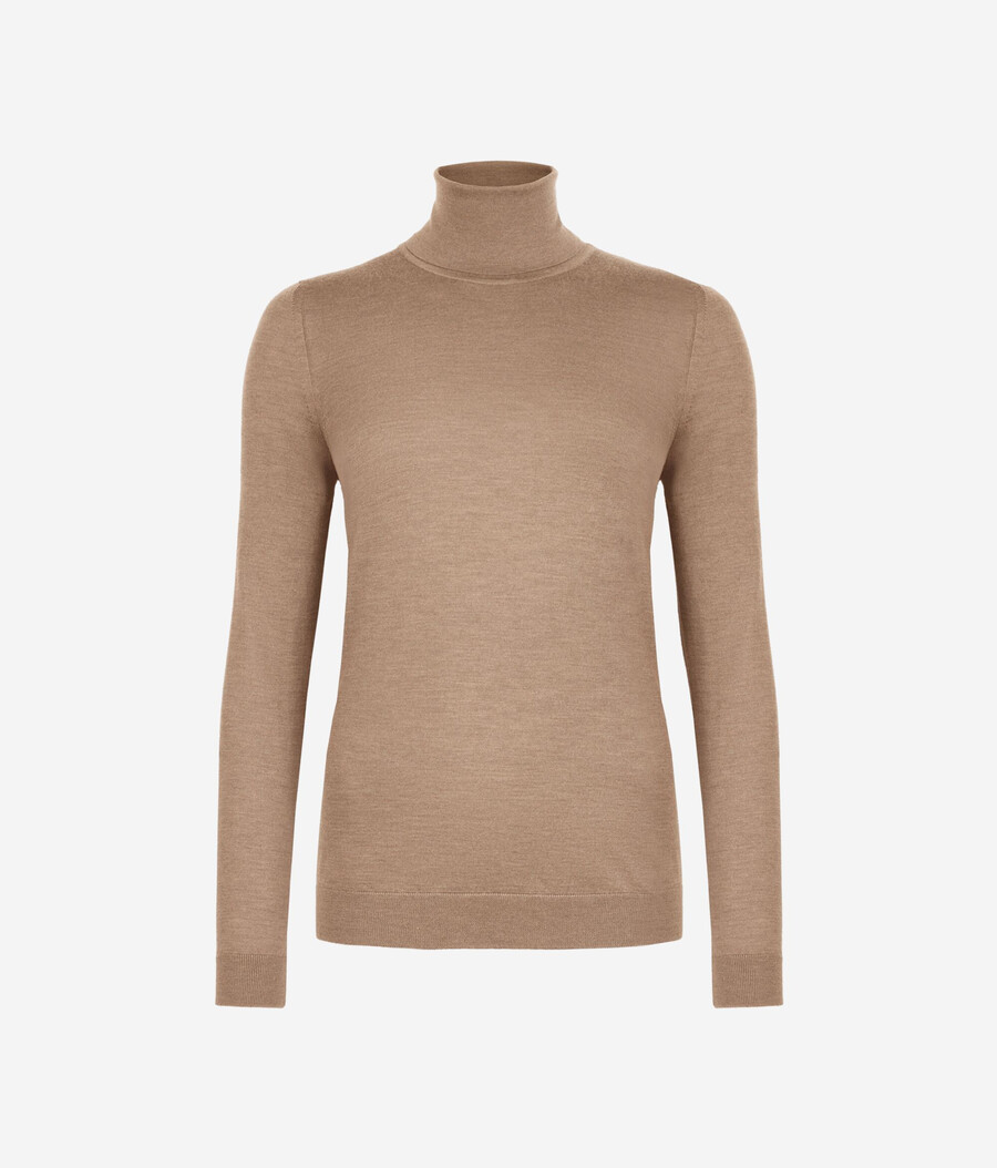maglione a collo alto in cashmere ultrafine