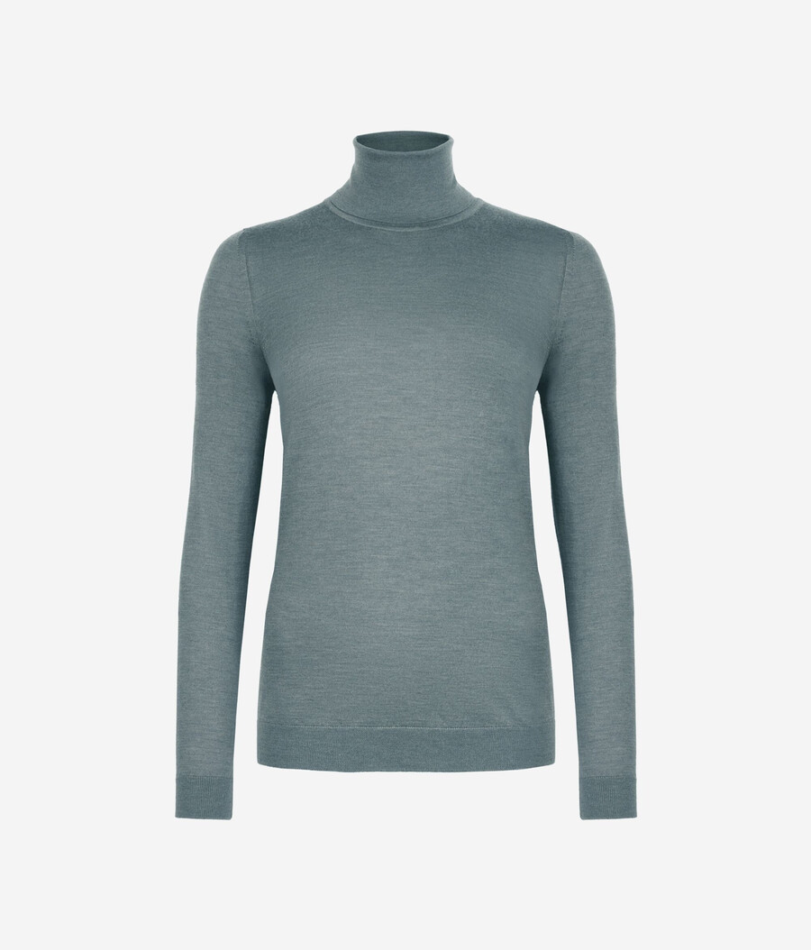 maglione a collo alto in cashmere ultrafine