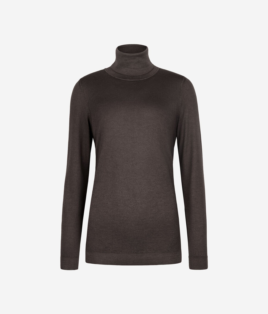 maglione a collo alto in cashmere ultrafine