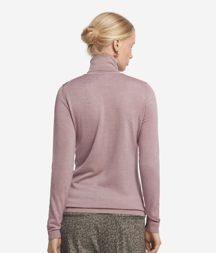 maglione a collo alto in cashmere ultrafine