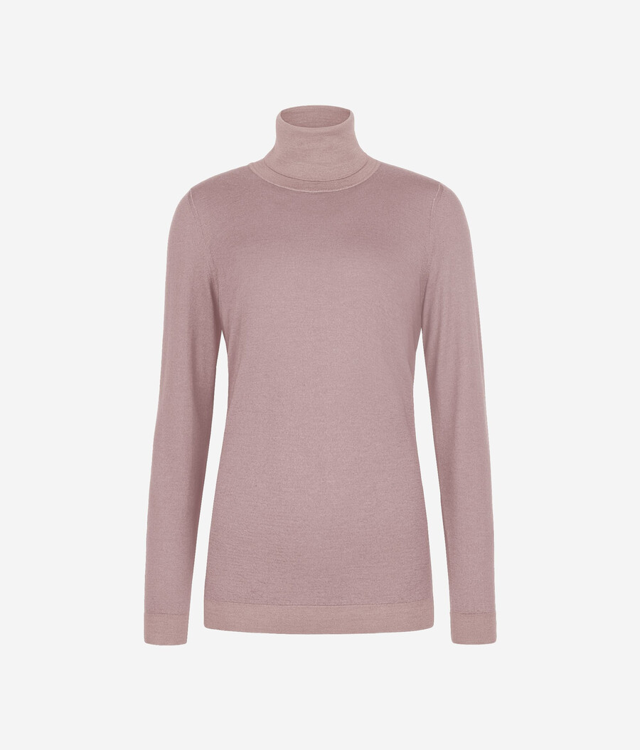 maglione a collo alto in cashmere ultrafine