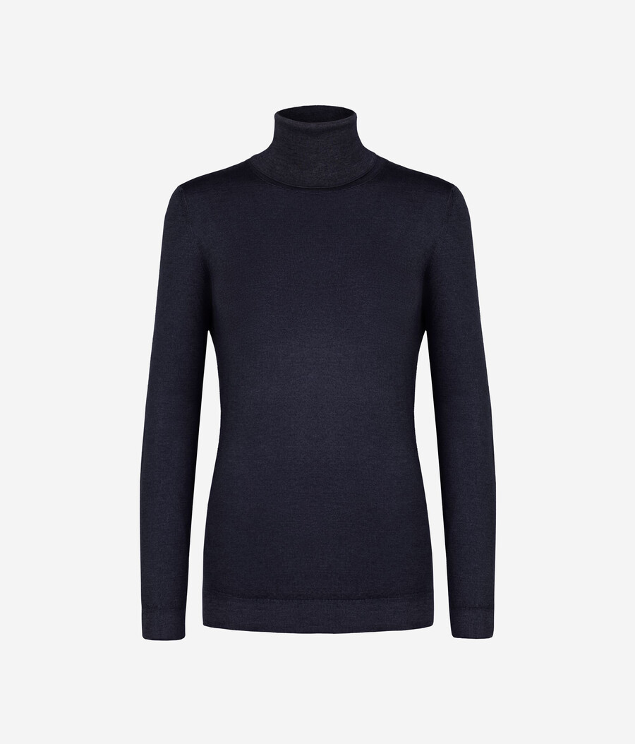 maglione a collo alto in cashmere ultrafine