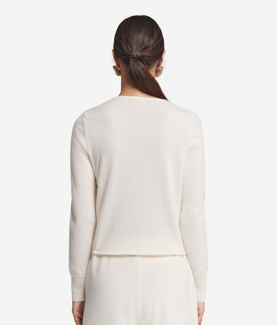 cashmere cache coeur con ricamo floreale
