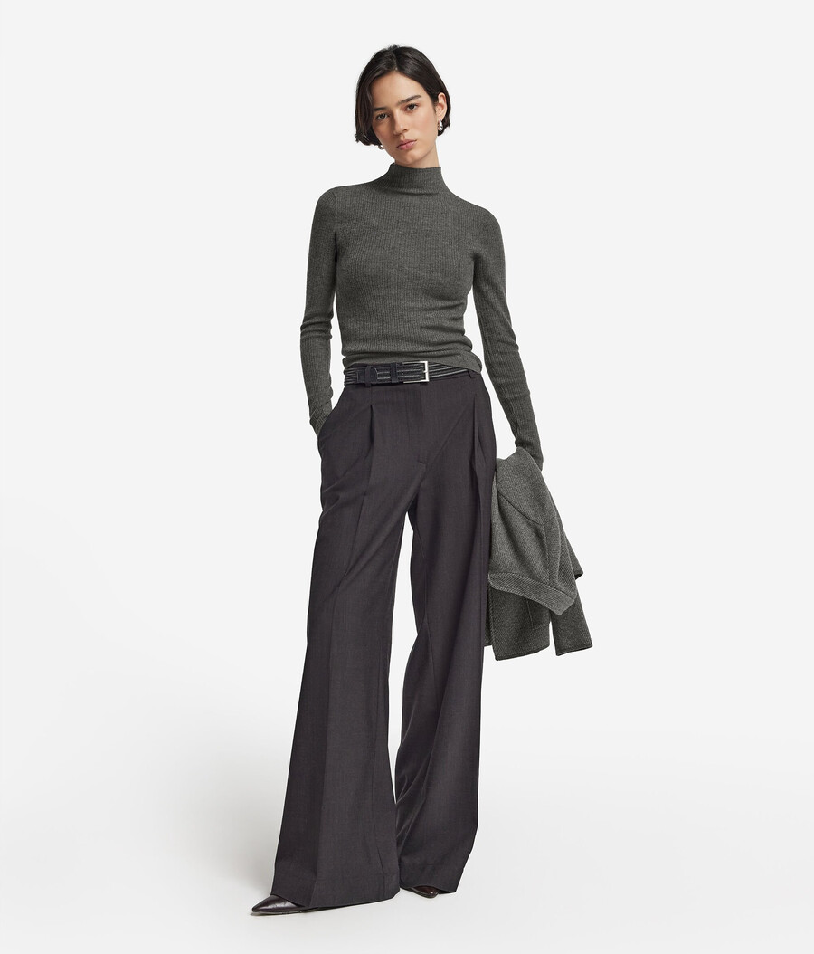 dolcevita in cashmere ultrafine a coste
