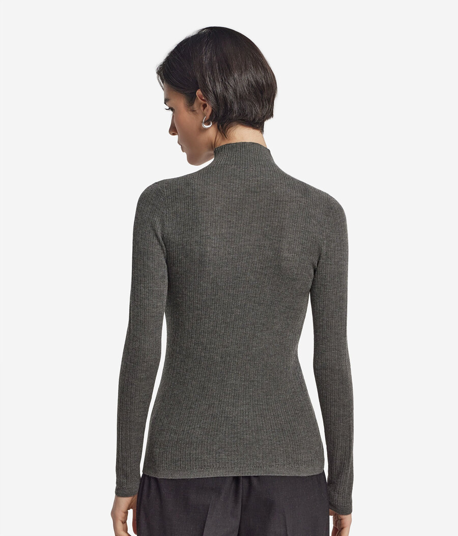 dolcevita in cashmere ultrafine a coste