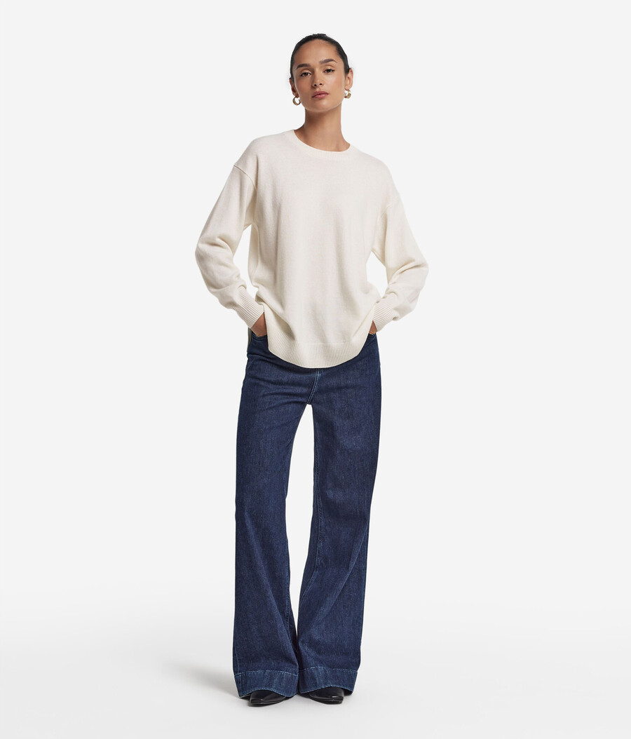 maglione in cashmere ultra morbido con spacchi