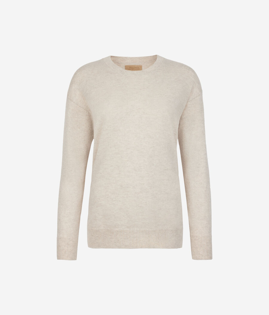maglione in cashmere ultra morbido con spacchi