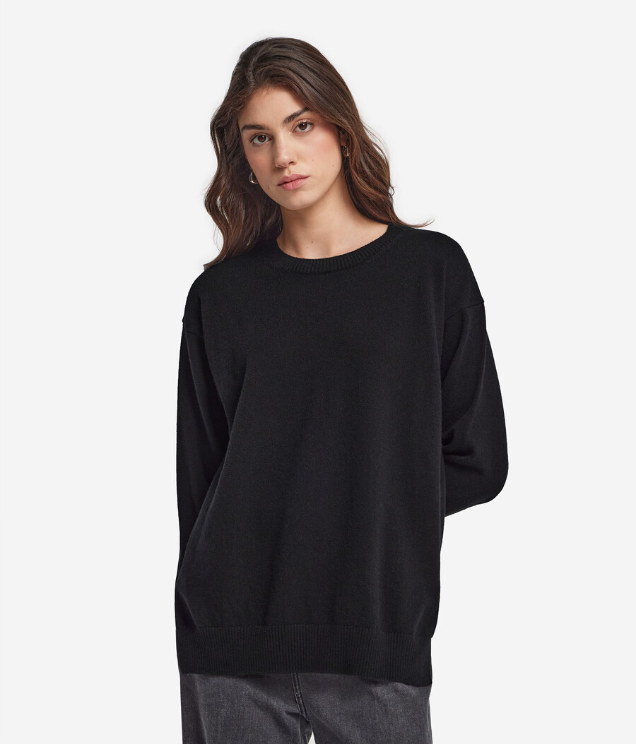 maglione in cashmere ultra morbido con spacchi