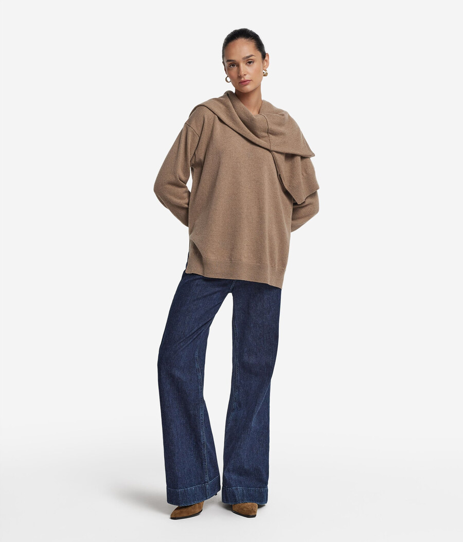 maglione in cashmere ultra morbido con spacchi