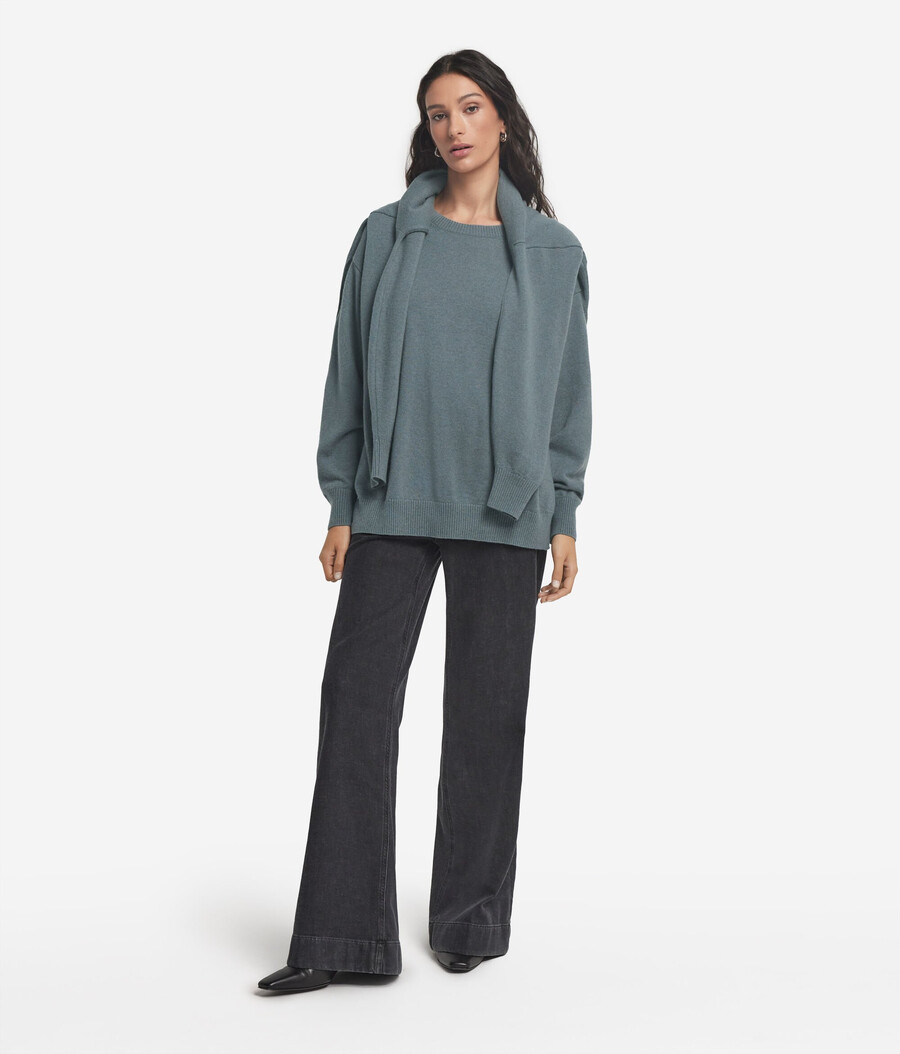 maglione in cashmere ultra morbido con spacchi
