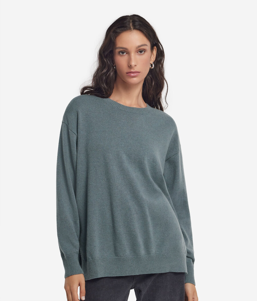 maglione in cashmere ultra morbido con spacchi
