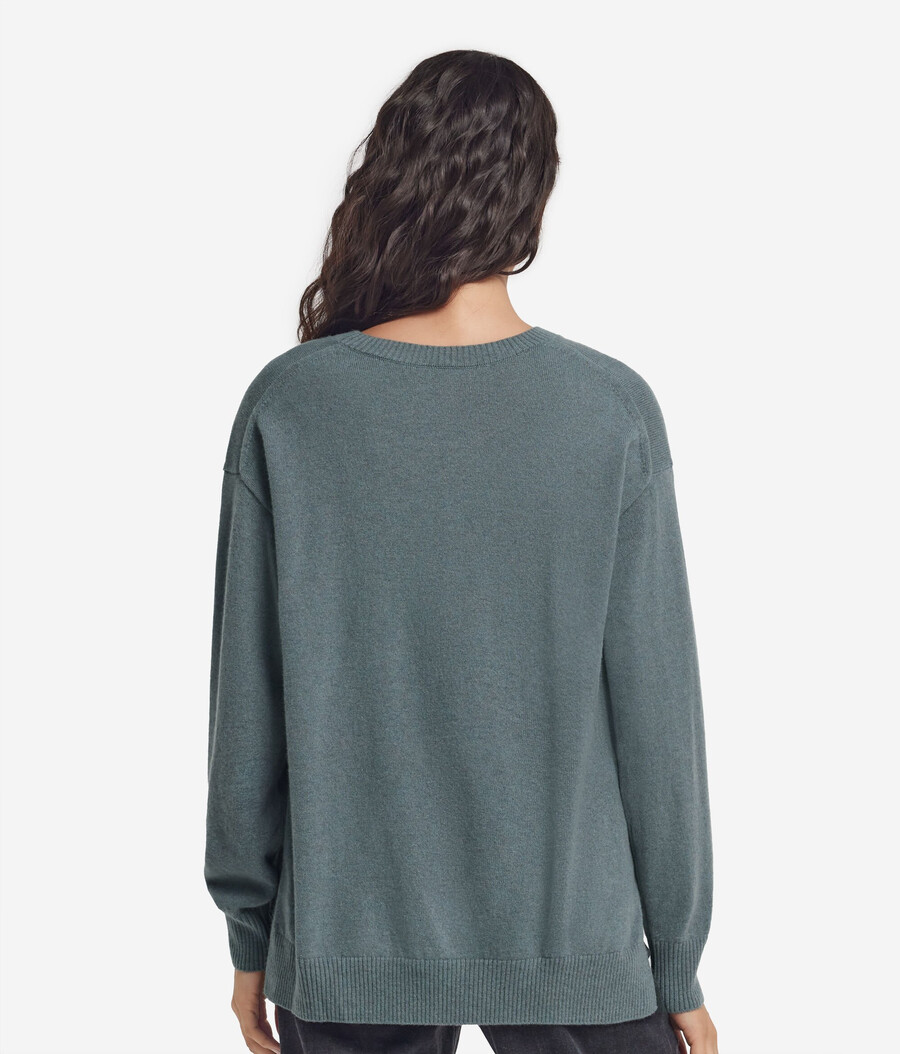 maglione in cashmere ultra morbido con spacchi