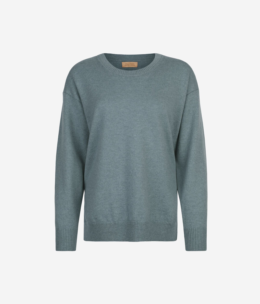 maglione in cashmere ultra morbido con spacchi