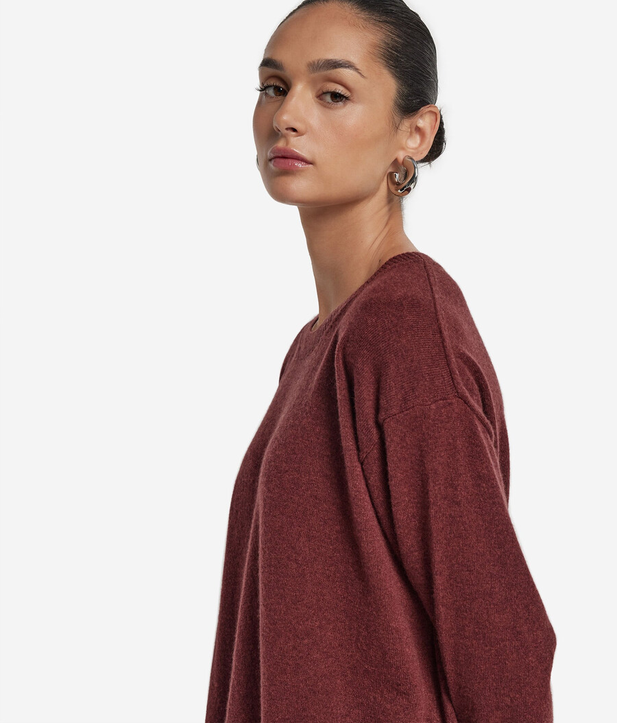 maglione in cashmere ultra morbido con spacchi