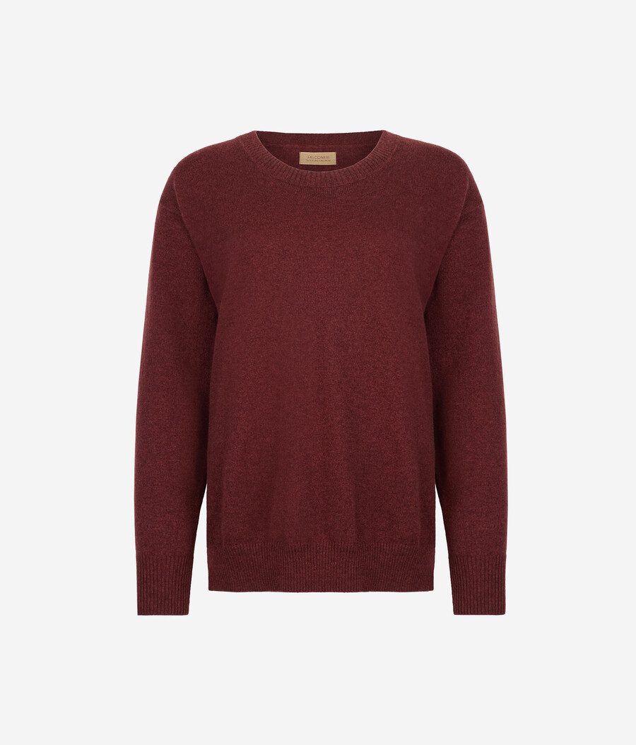 maglione in cashmere ultra morbido con spacchi