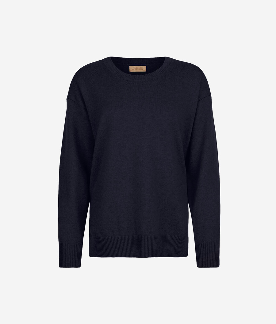 maglione in cashmere ultra morbido con spacchi