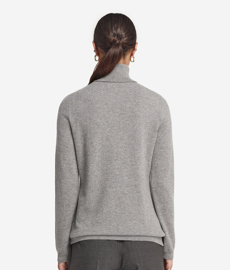 maglione a collo alto in cashmere ultra morbido