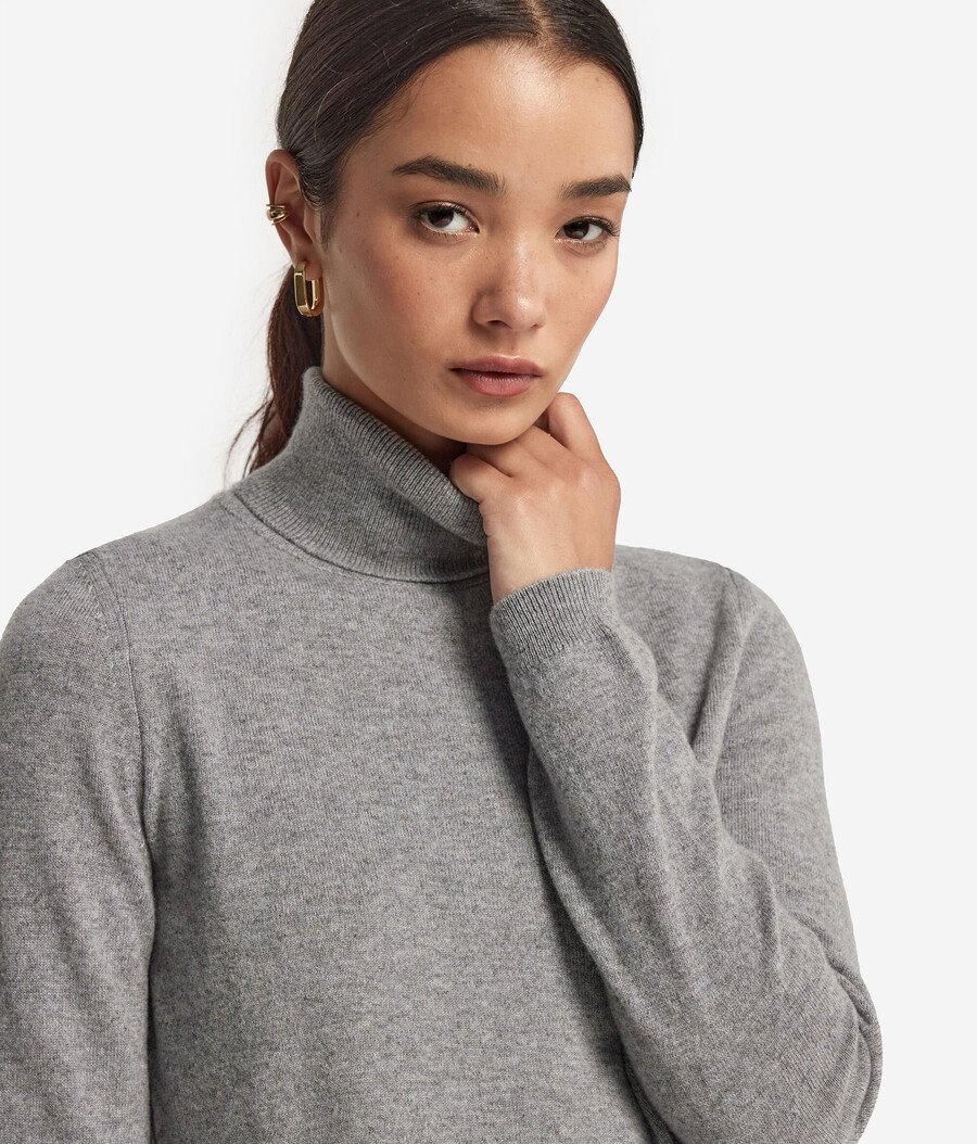 maglione a collo alto in cashmere ultra morbido