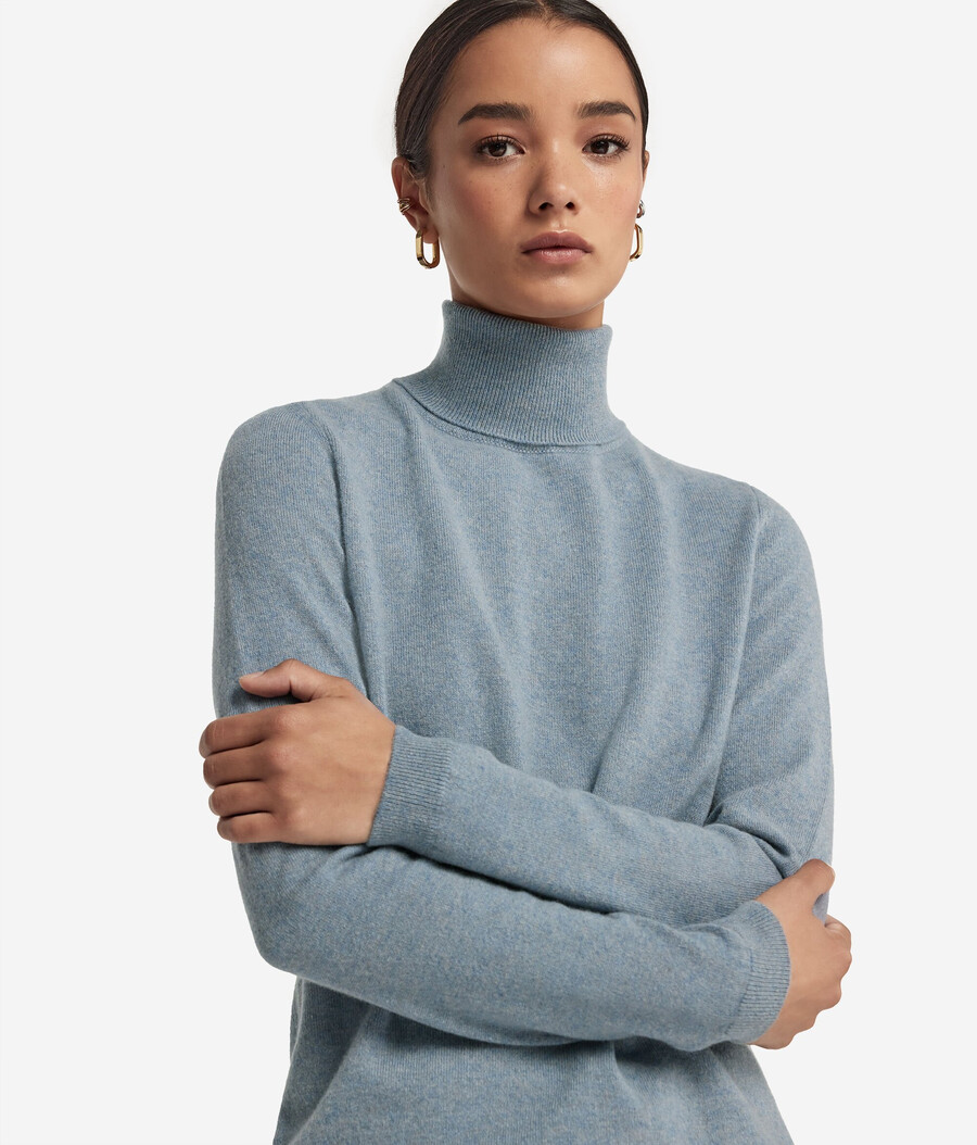 maglione a collo alto in cashmere ultra morbido
