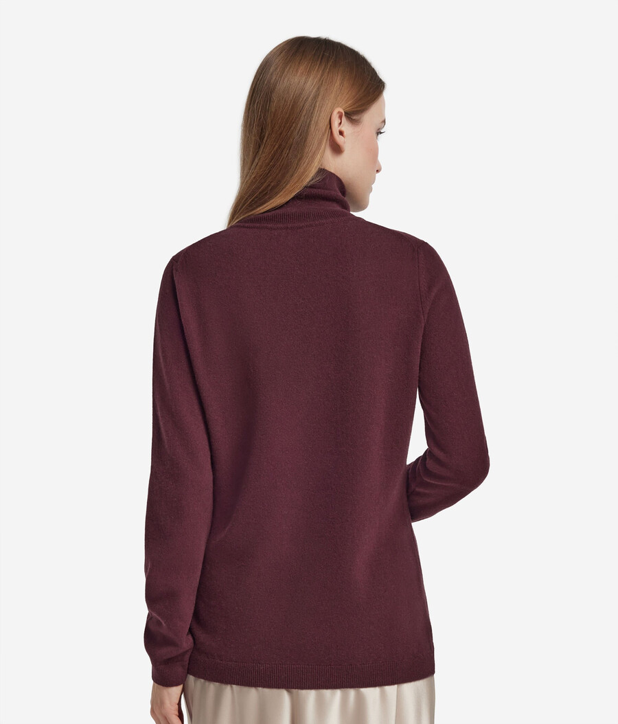 maglione a collo alto in cashmere ultra morbido