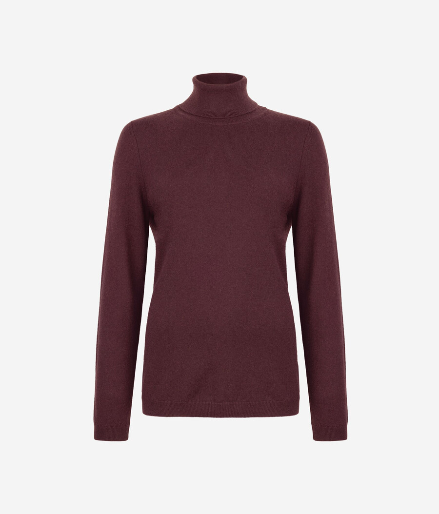 maglione a collo alto in cashmere ultra morbido