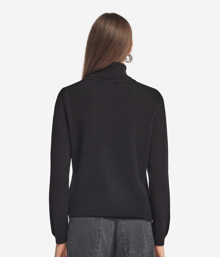 maglione a collo alto in cashmere ultra morbido